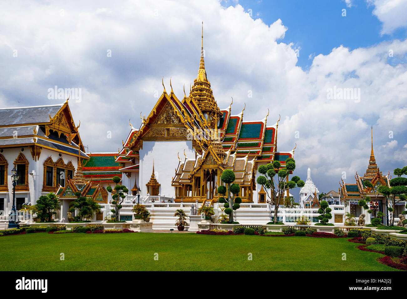 Phra Maha Prasat, Grand Palace, Bangkok, Thaïlande Banque D'Images