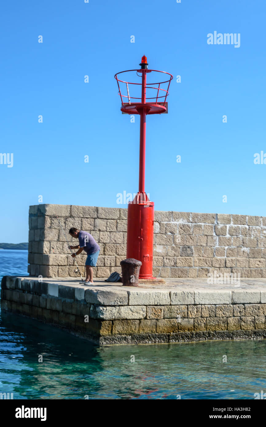 Pêcheur Banque D'Images