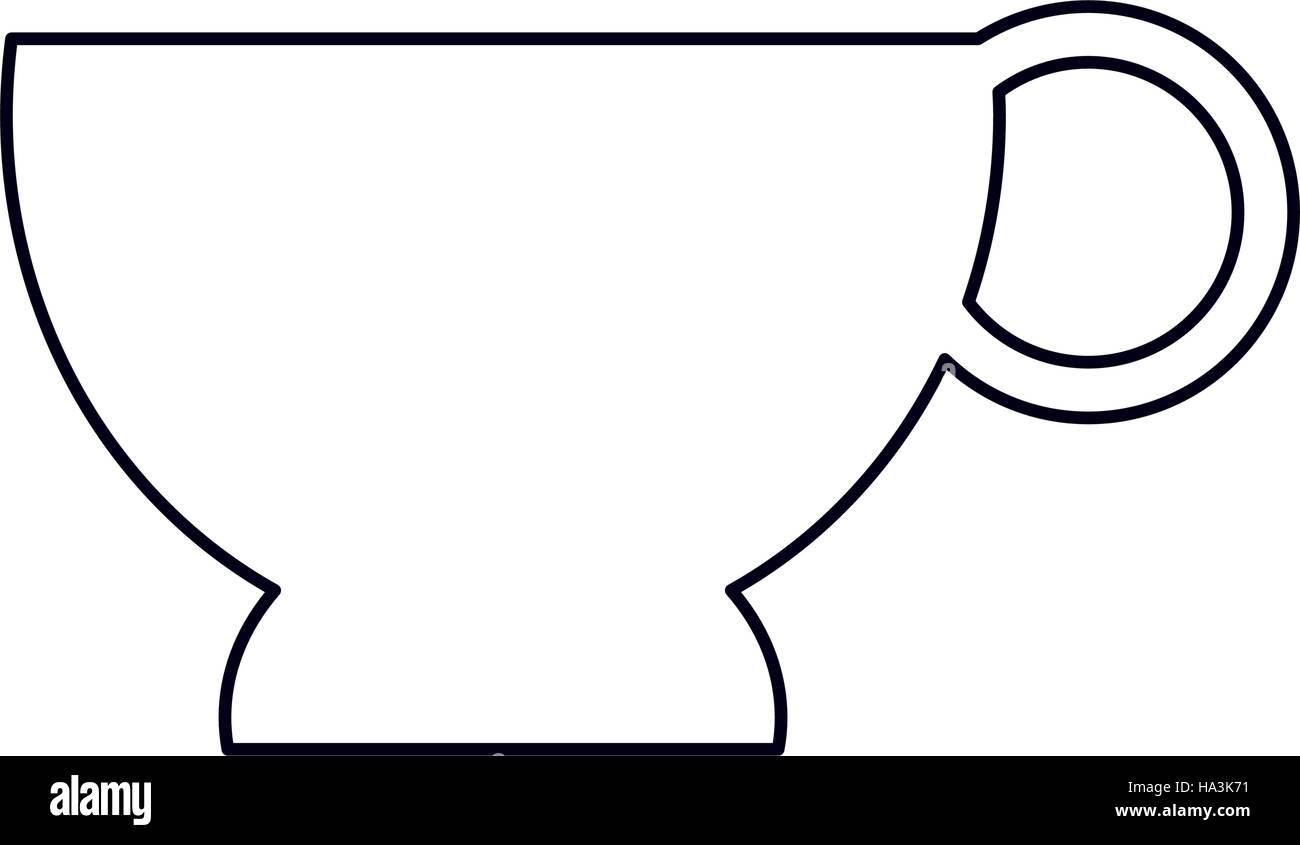 Pause café tasse pictogramme icône de bureau Image Vectorielle Stock ...