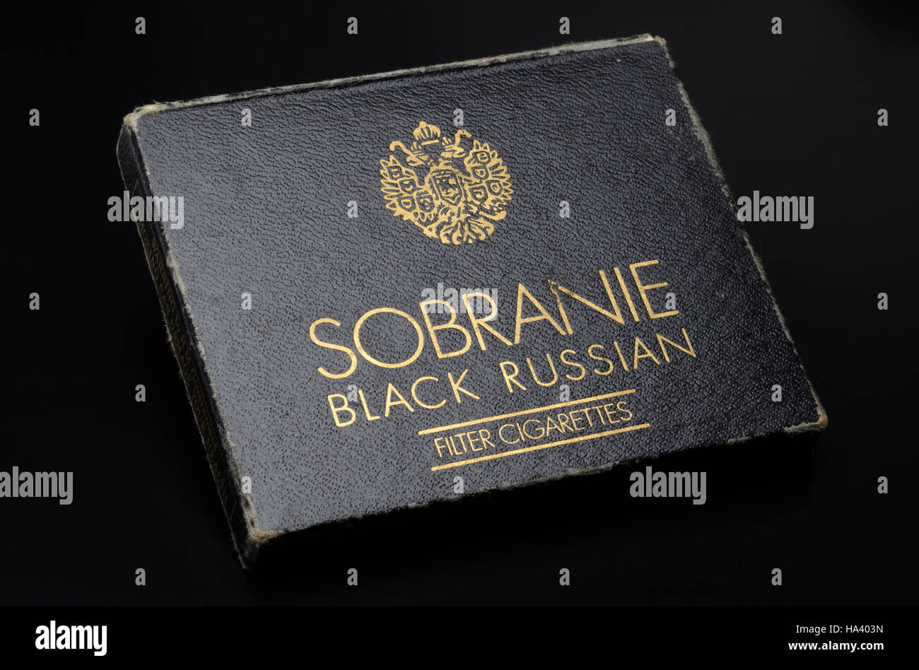 Fort de Sobranie Cigarettes Cocktail Black Russian Banque D'Images