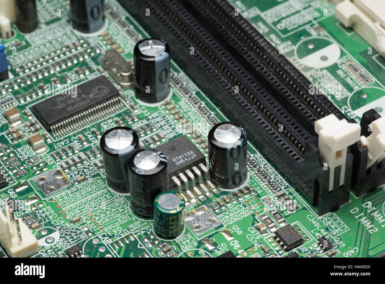 Close up of a circuit board Banque D'Images