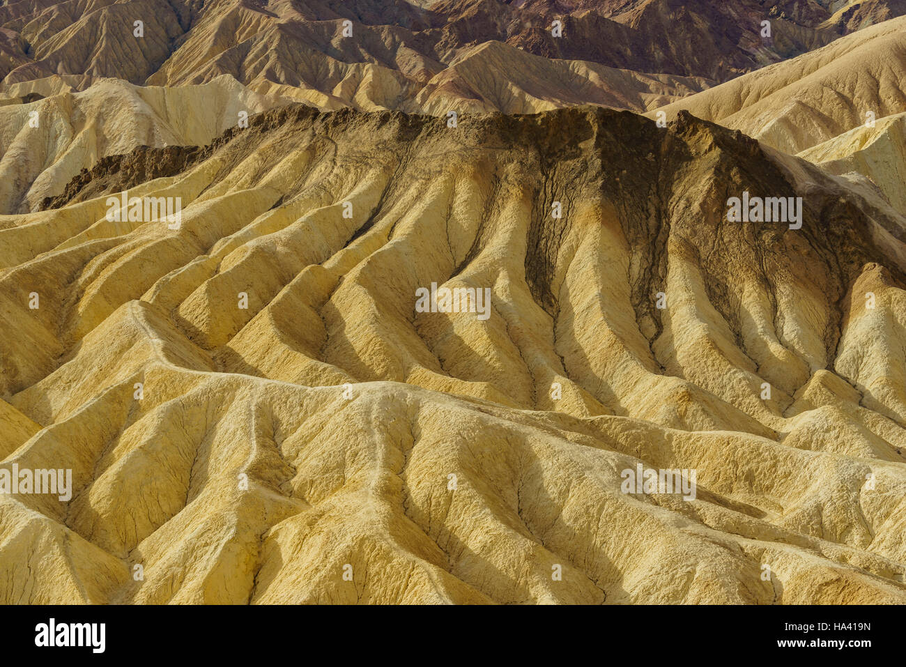 Belle vue de Zabriskie Point, Death Valley National Park, Californie Banque D'Images
