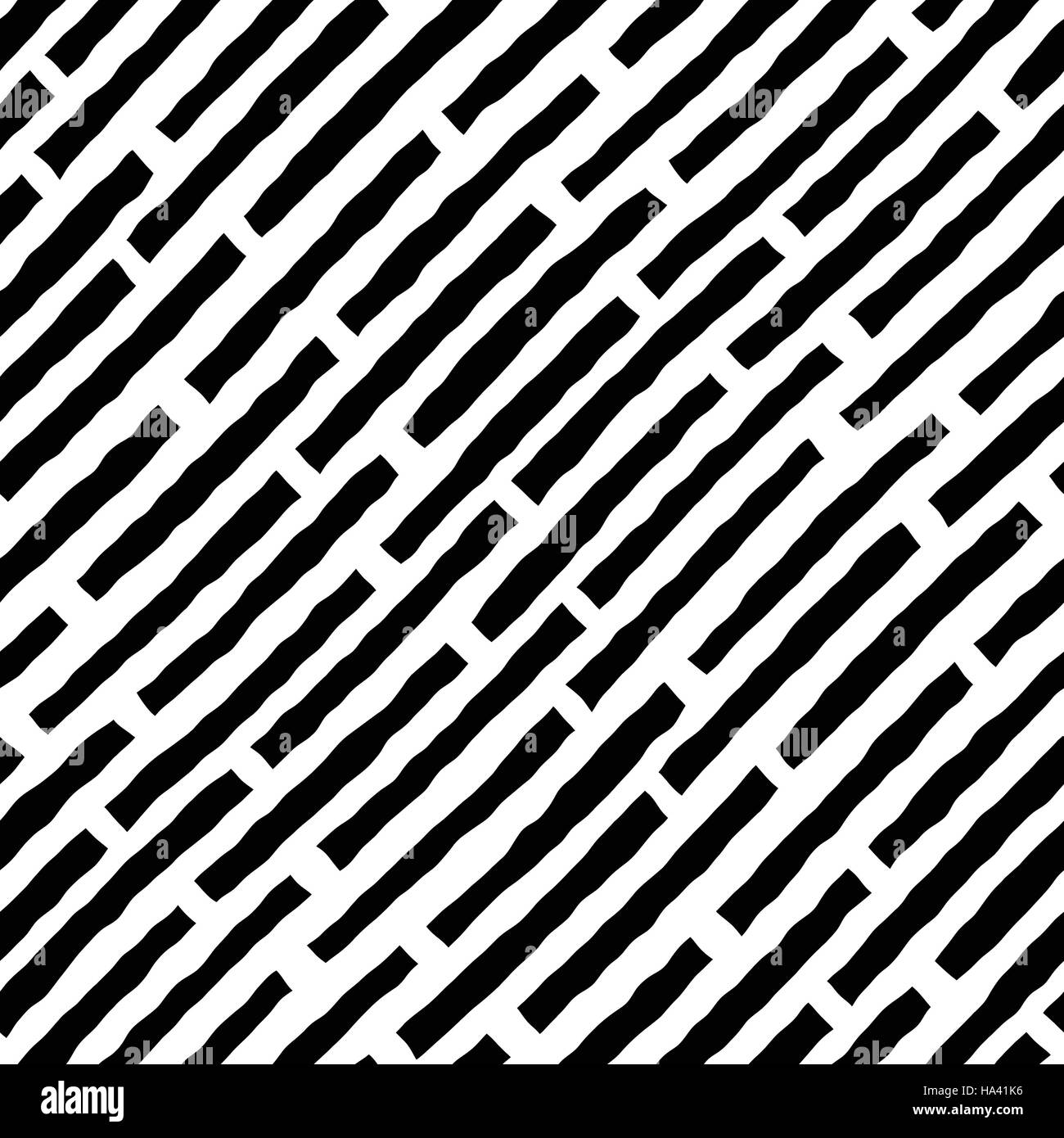 Seamless pattern dessiné à la main avec des lignes. Le noir et blanc texture background Illustration de Vecteur