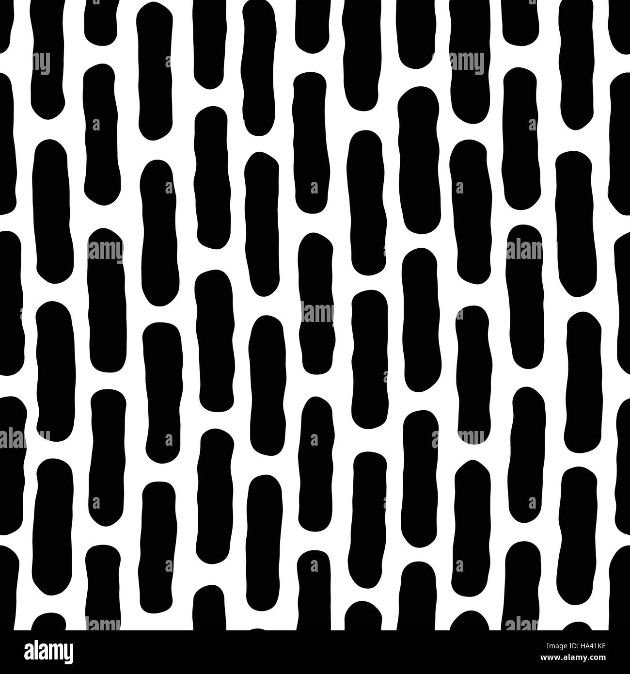Seamless pattern dessiné à la main avec des lignes. Le noir et blanc texture background Illustration de Vecteur