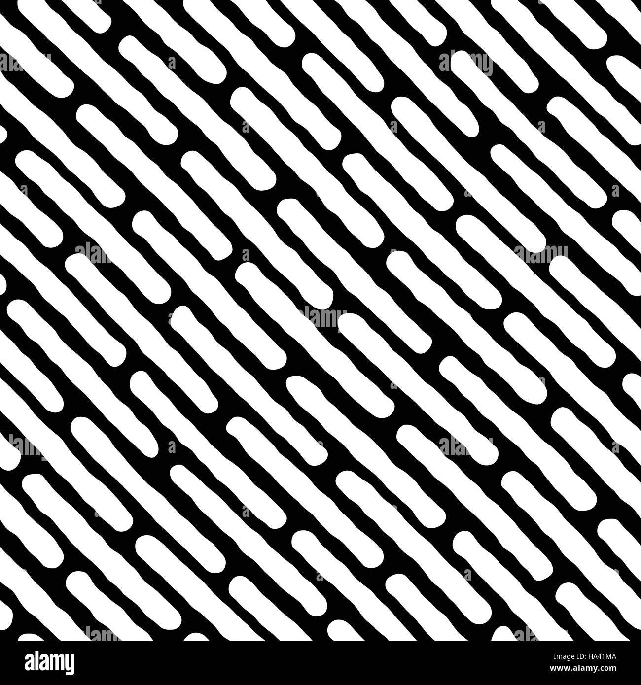 Seamless pattern dessiné à la main avec des lignes. Le noir et blanc texture background Illustration de Vecteur