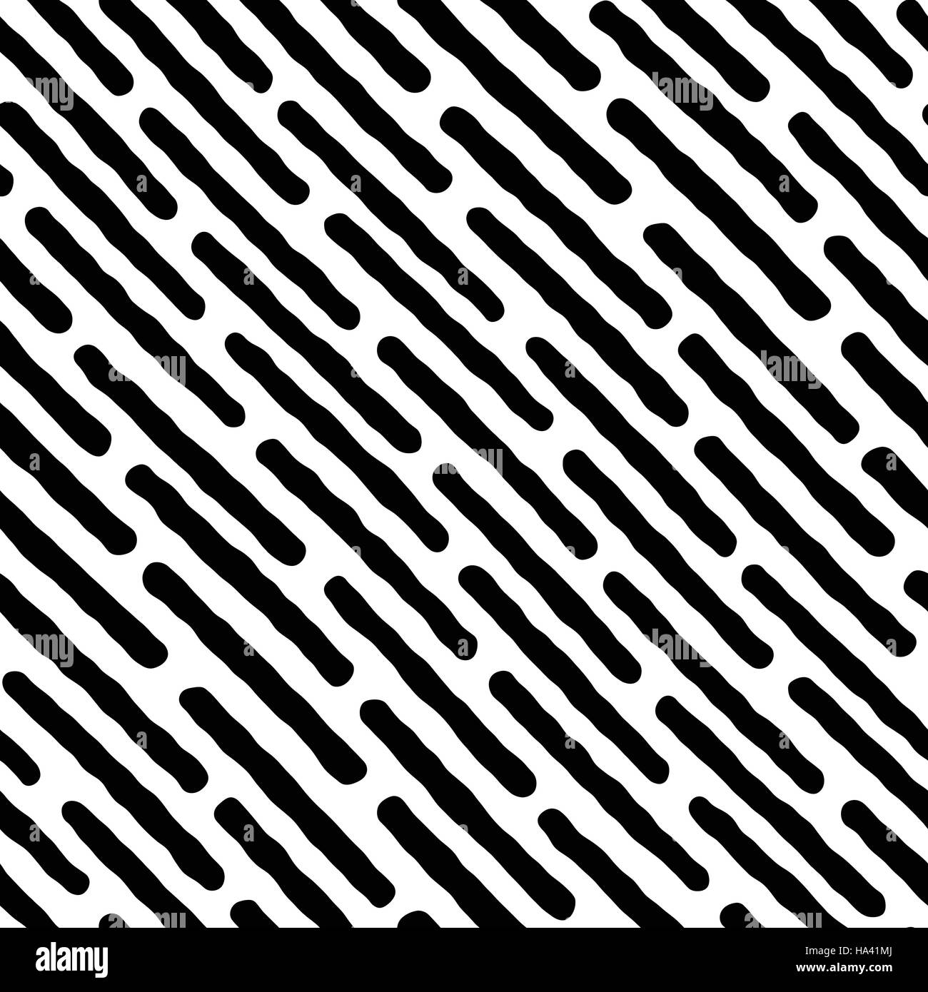 Seamless pattern dessiné à la main avec des lignes. Le noir et blanc texture background Illustration de Vecteur