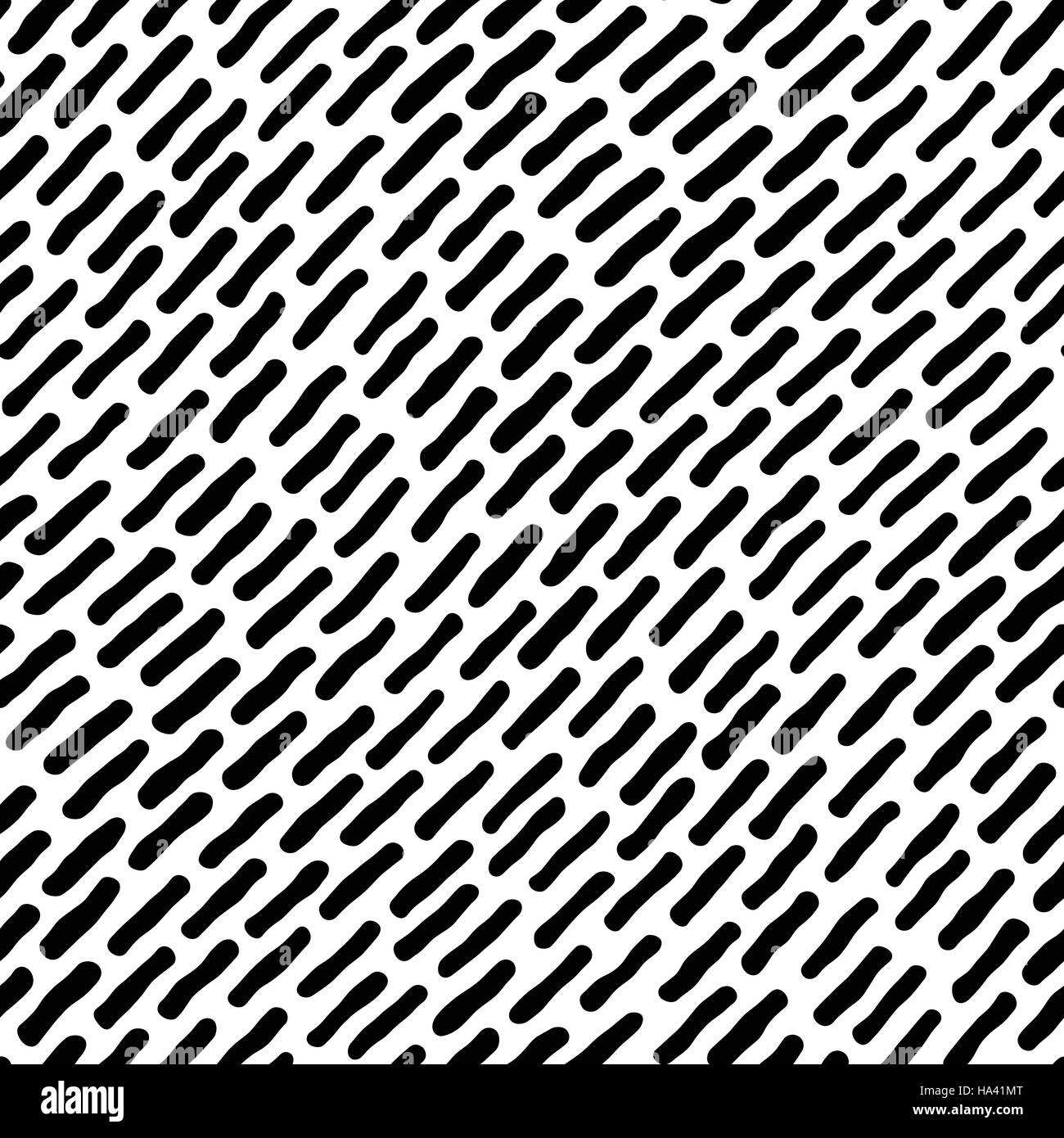 Seamless pattern dessiné à la main avec des lignes. Le noir et blanc texture background Illustration de Vecteur