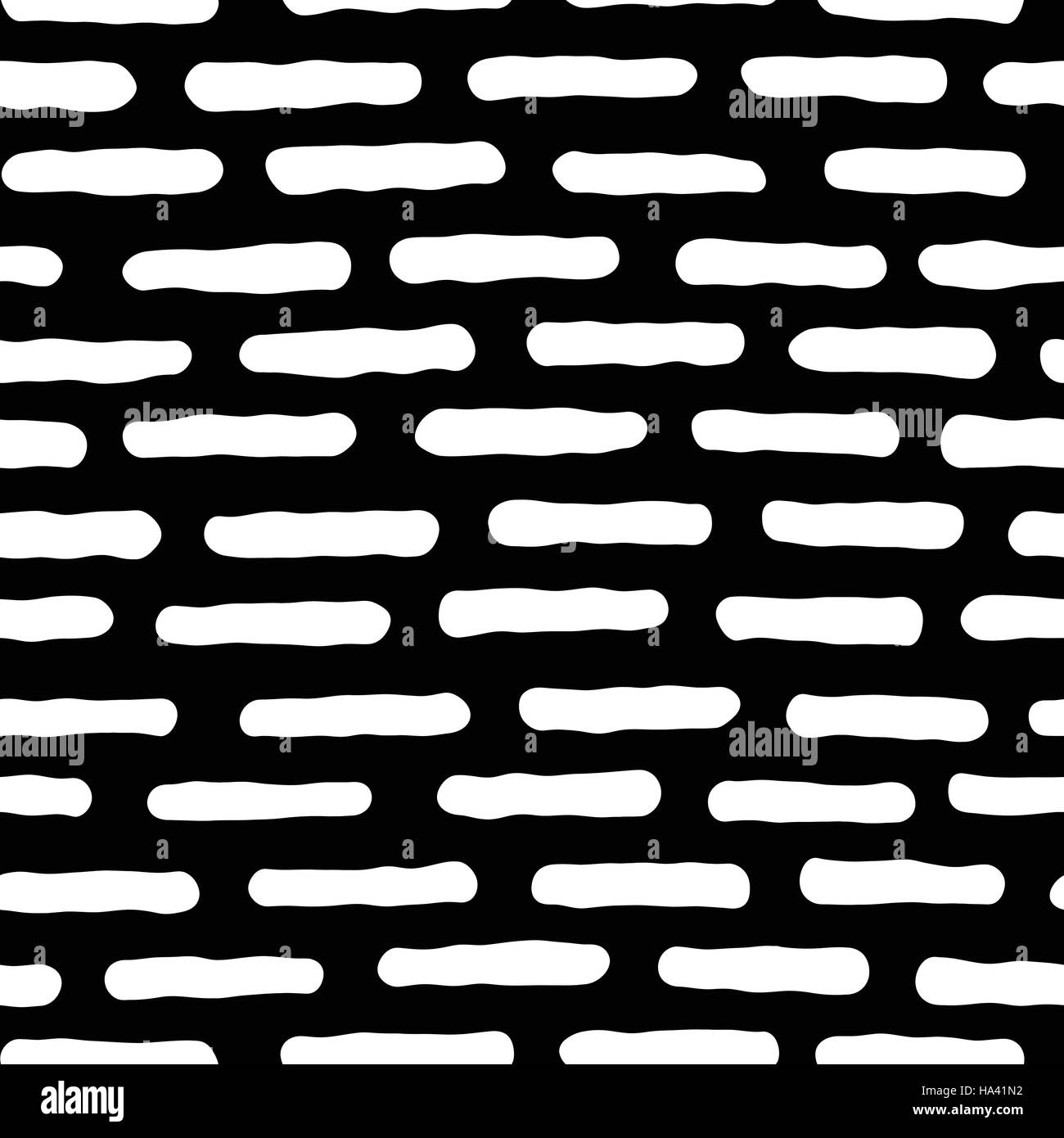 Seamless pattern dessiné à la main avec des lignes. Le noir et blanc texture background Illustration de Vecteur