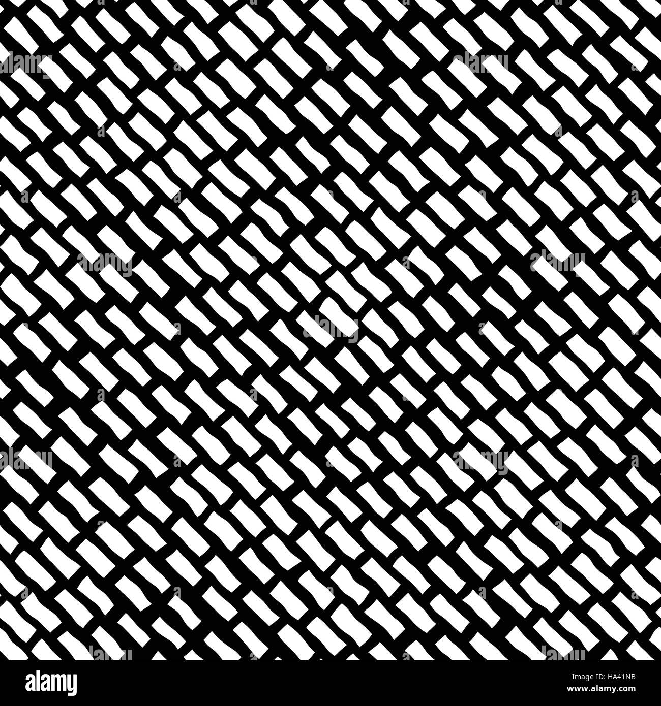 Seamless pattern dessiné à la main avec des lignes. Le noir et blanc texture background Illustration de Vecteur