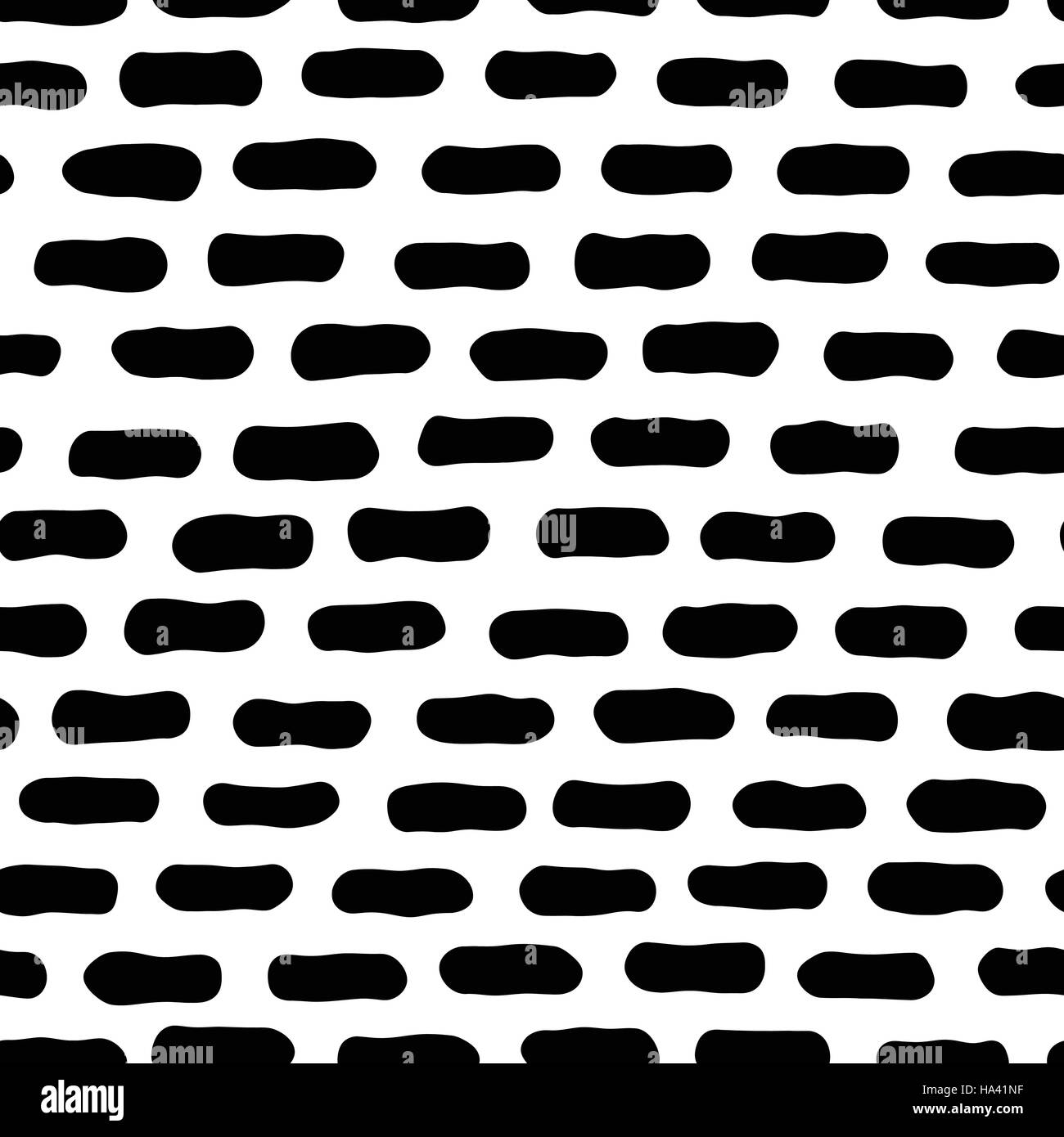 Seamless pattern dessiné à la main avec des lignes. Le noir et blanc texture background Illustration de Vecteur