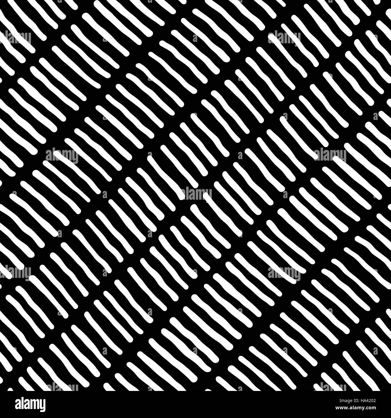 Seamless pattern dessiné à la main avec des lignes. Le noir et blanc texture background Illustration de Vecteur