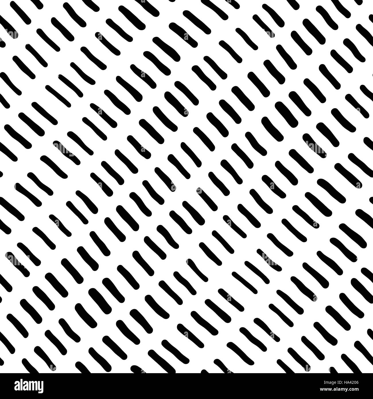 Seamless pattern dessiné à la main avec des lignes. Le noir et blanc texture background Illustration de Vecteur