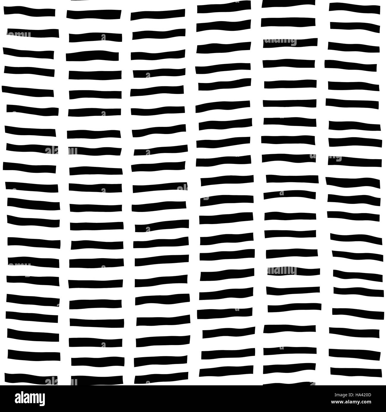 Seamless pattern dessiné à la main avec des lignes. Le noir et blanc texture background Illustration de Vecteur