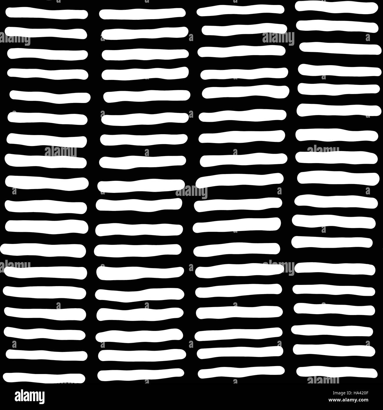 Seamless pattern dessiné à la main avec des lignes. Le noir et blanc texture background Illustration de Vecteur