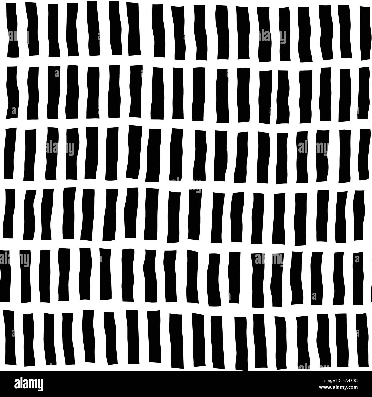 Seamless pattern dessiné à la main avec des lignes. Le noir et blanc texture background Illustration de Vecteur