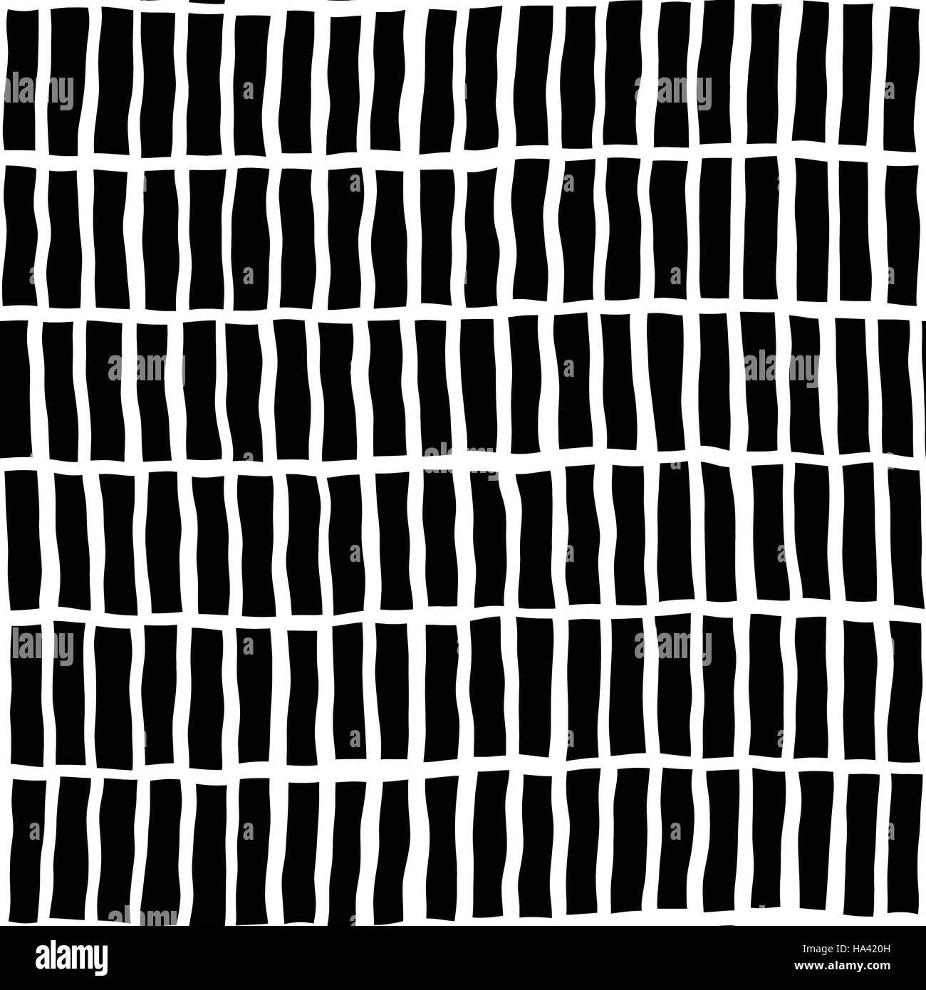 Seamless pattern dessiné à la main avec des lignes. Le noir et blanc texture background Illustration de Vecteur