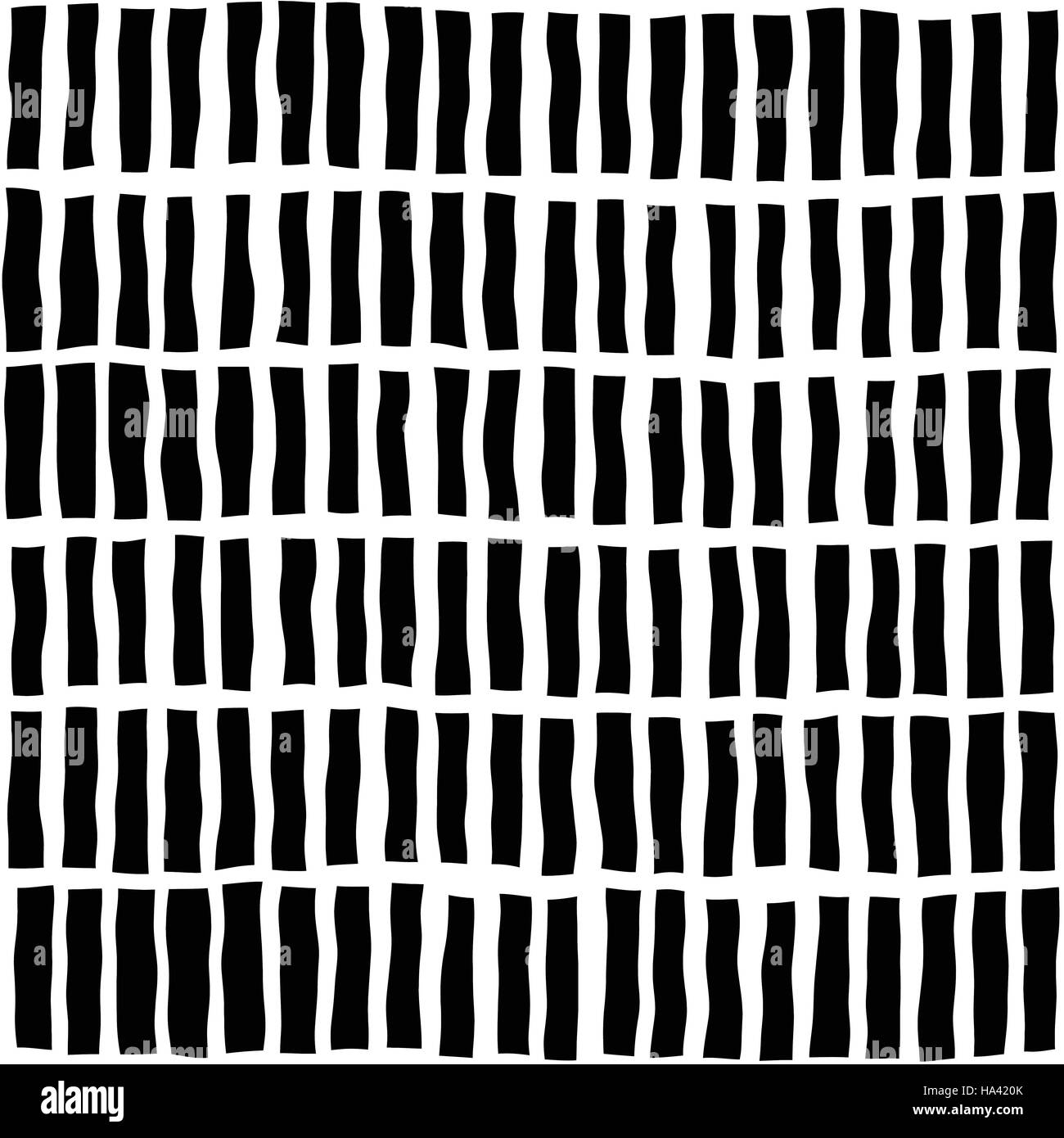 Seamless pattern dessiné à la main avec des lignes. Le noir et blanc texture background Illustration de Vecteur