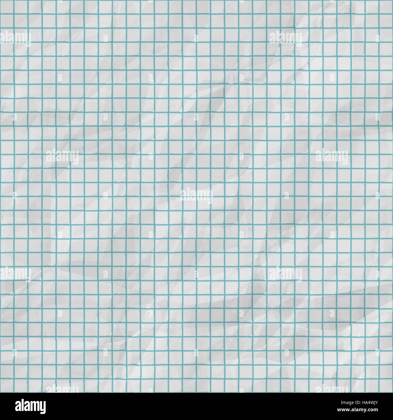Seamless Raster Les lignes de la grille sur la texture du papier plié Banque D'Images