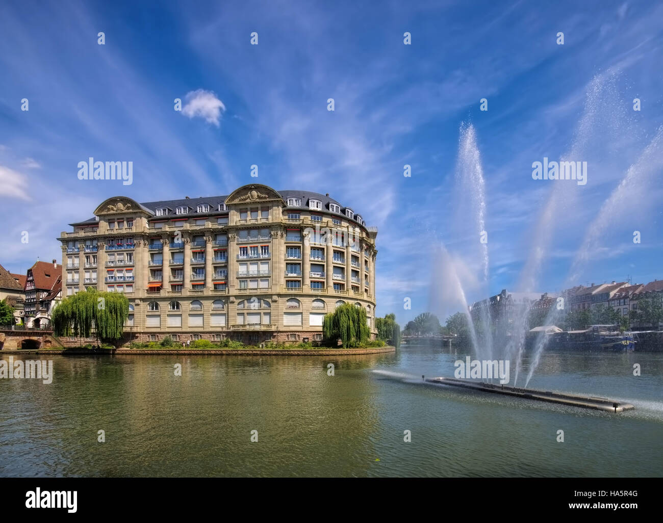 Strassburg im Elsass, Pontonniers - Strasbourg Pontonniers en Alsace, France Banque D'Images