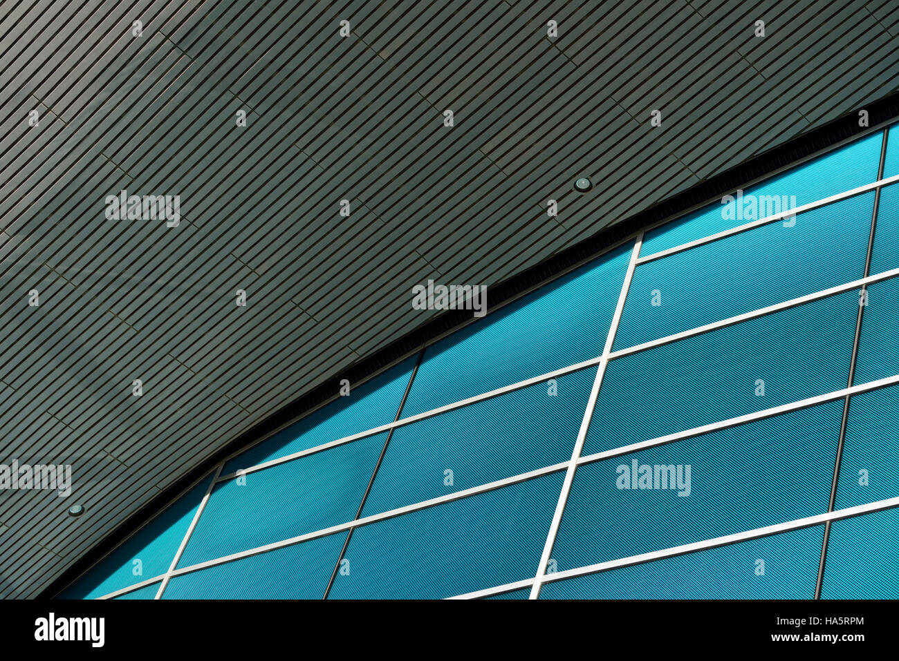 Centre aquatique de Londres, Queen Elizabeth Olympic Park, Stratford, London E20, Royaume-Uni Banque D'Images