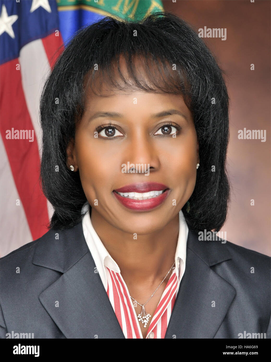 Dot Harris, directeur du Bureau de l'impact économique et de la diversité au Département de l'énergie des États-Unis, discute de l'intersection de la politique énergétique, de l'impact économique et de la diversité dans les sciences et la technologie. Banque D'Images