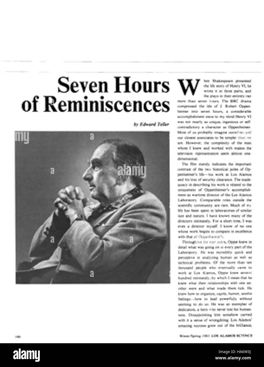 Cet événement au Los Alamos National Laboratory mettait en vedette Edward Teller, connu pour ses contributions importantes à la science et à la politique nucléaire. La session de sept heures a porté sur son travail, son influence politique et l'impact de la science sur les parcs nationaux et les efforts de conservation aux États-Unis. Banque D'Images