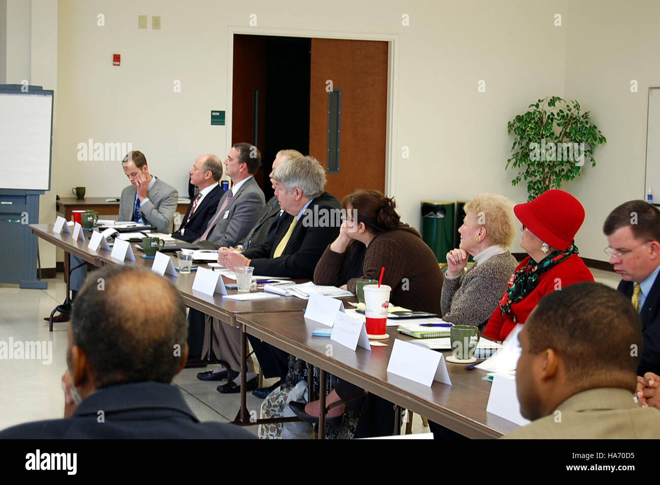 Le North Carolina Job Forum réunit des organismes fédéraux, des entreprises locales et des dirigeants communautaires pour promouvoir la croissance de l'emploi, le développement de la main-d'œuvre et les débouchés économiques dans la région. Banque D'Images