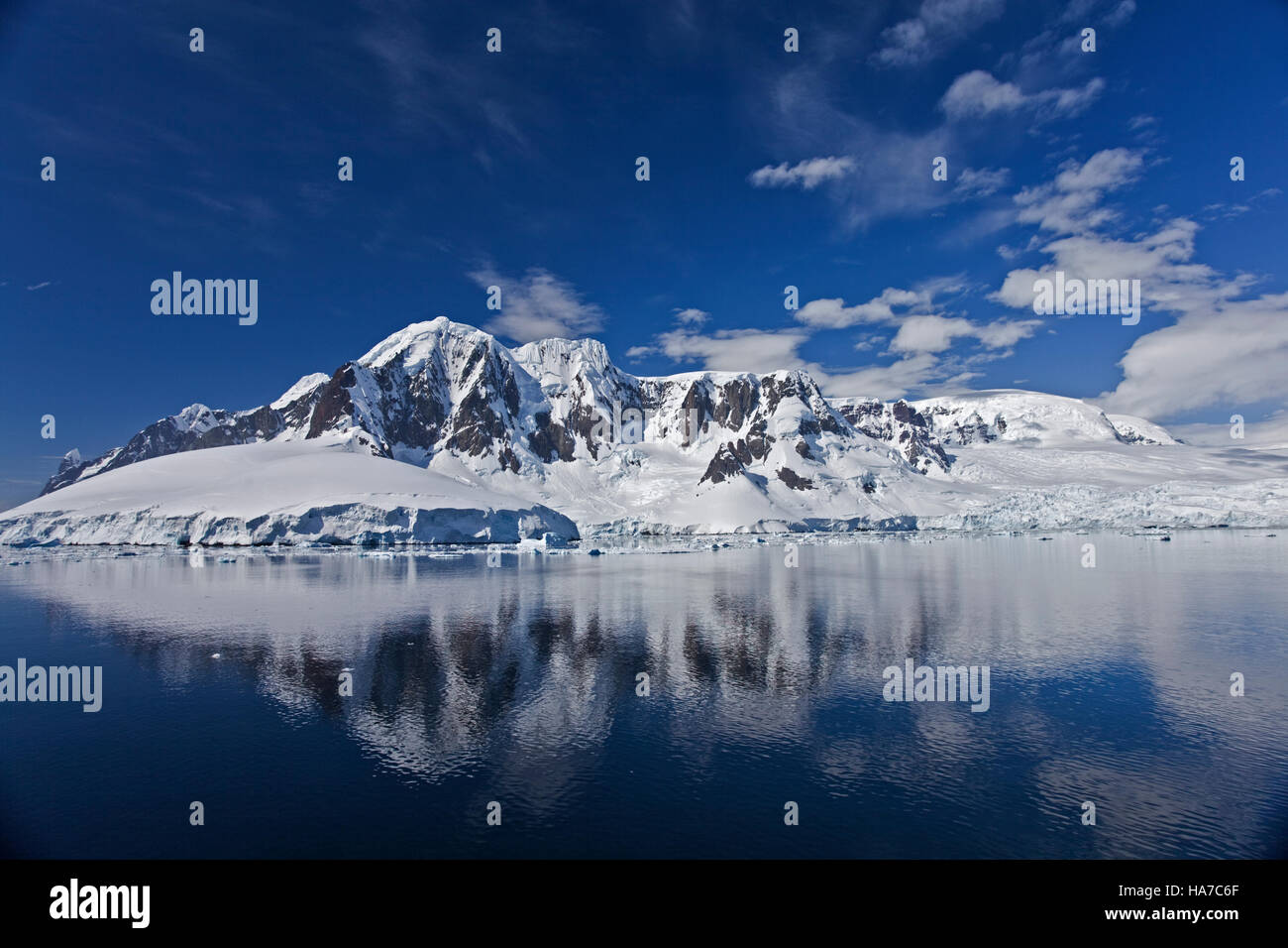 Canal Lemaire, Péninsule Antarctique Banque D'Images