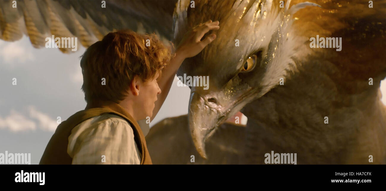 Battements FANTASTIQUES ET OÙ LES TROUVER 2016 Warner Bros film avec Eddie Redmayne Banque D'Images