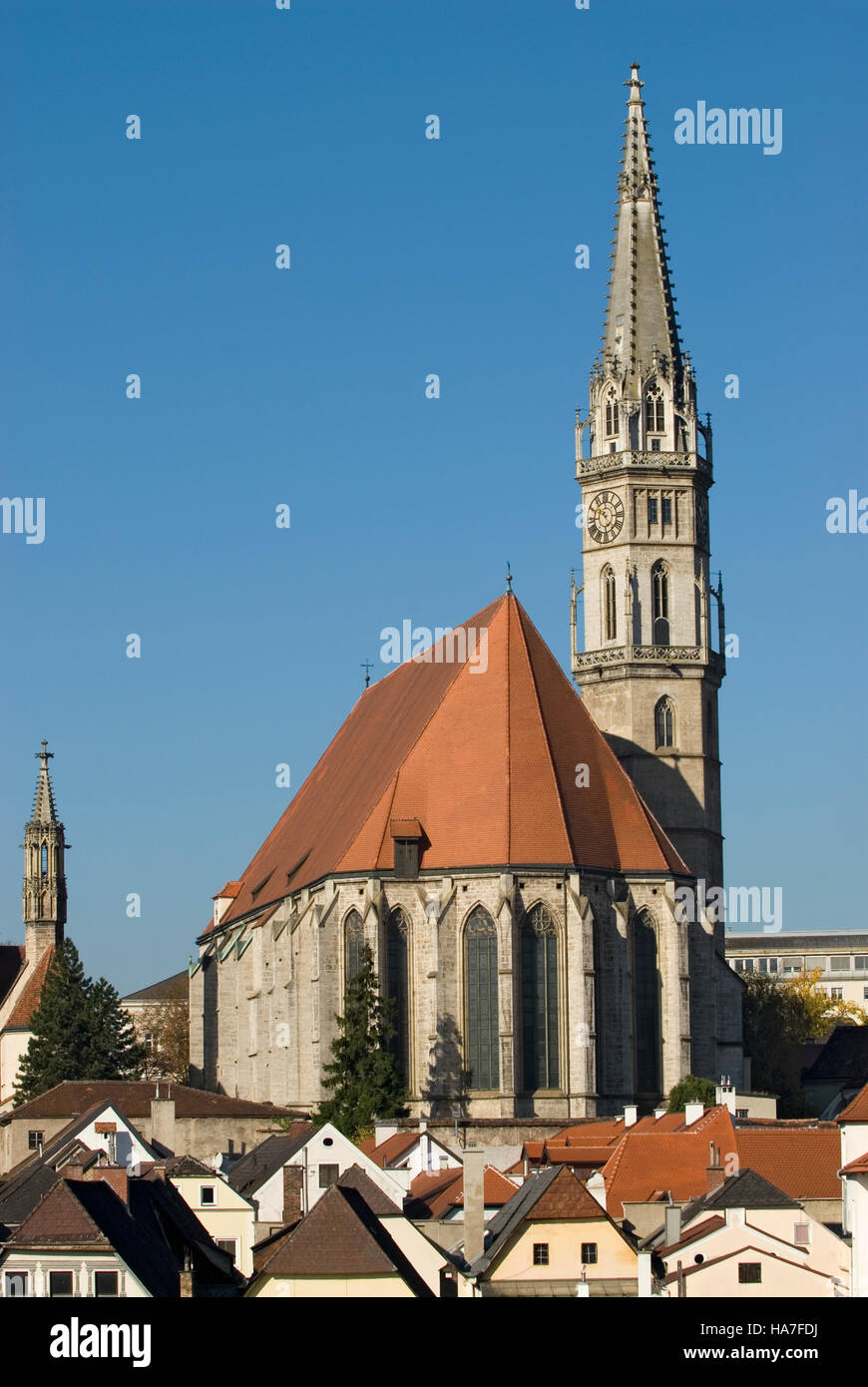Église Stadtpfarrkirche à Steyr, Haute Autriche, Autriche, Europe Banque D'Images