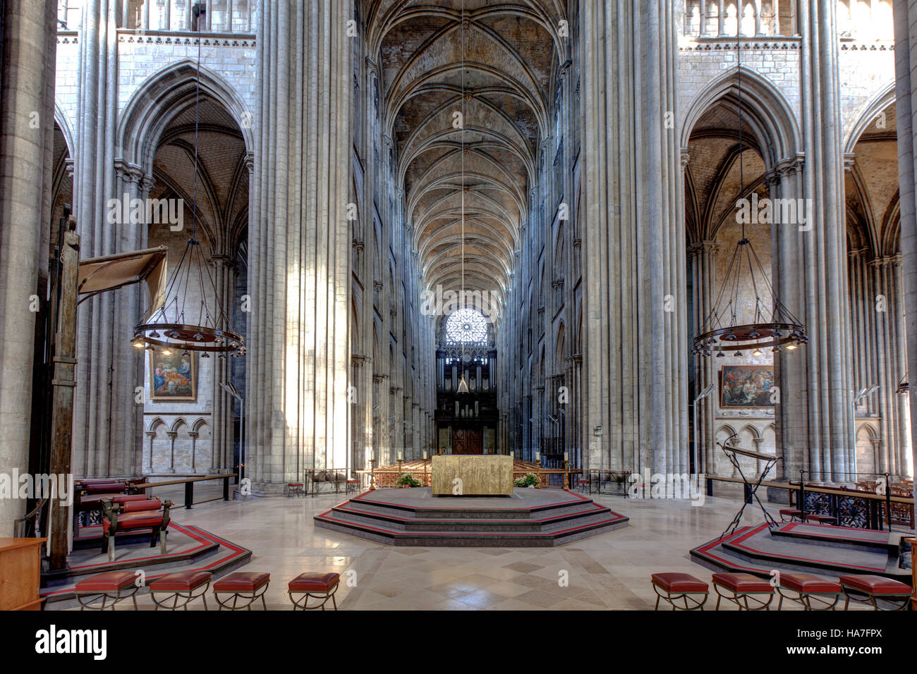 Rouen (nord de la France) : Notre-Dame de la cathédrale de Rouen Banque D'Images