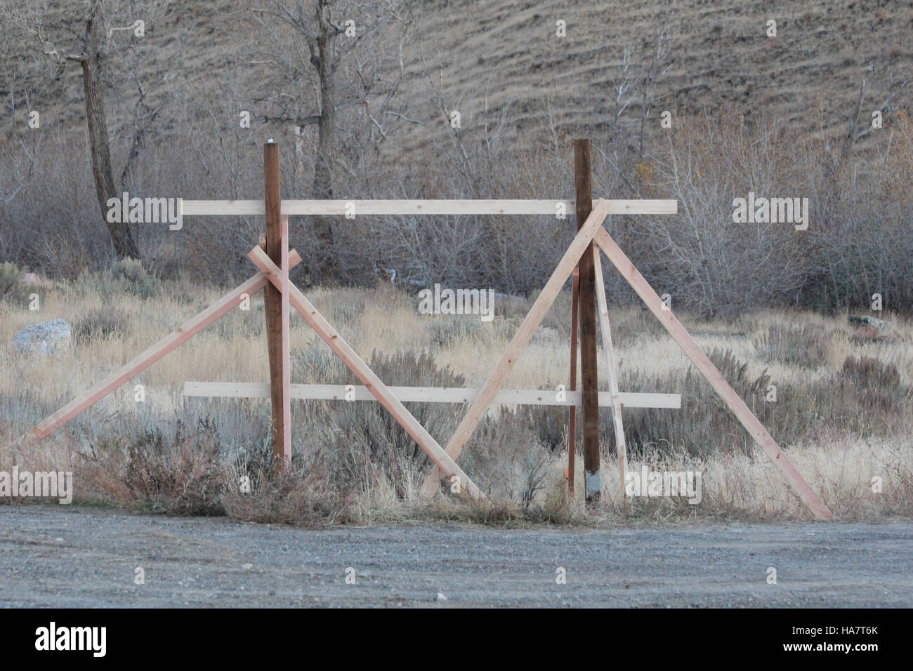 L'installation d'un nouveau cadre de kiosque par le Bureau of Land Management (BLM) au Nevada met en lumière les efforts visant à améliorer l'engagement des visiteurs et l'accessibilité de l'information sur les terres publiques. Banque D'Images