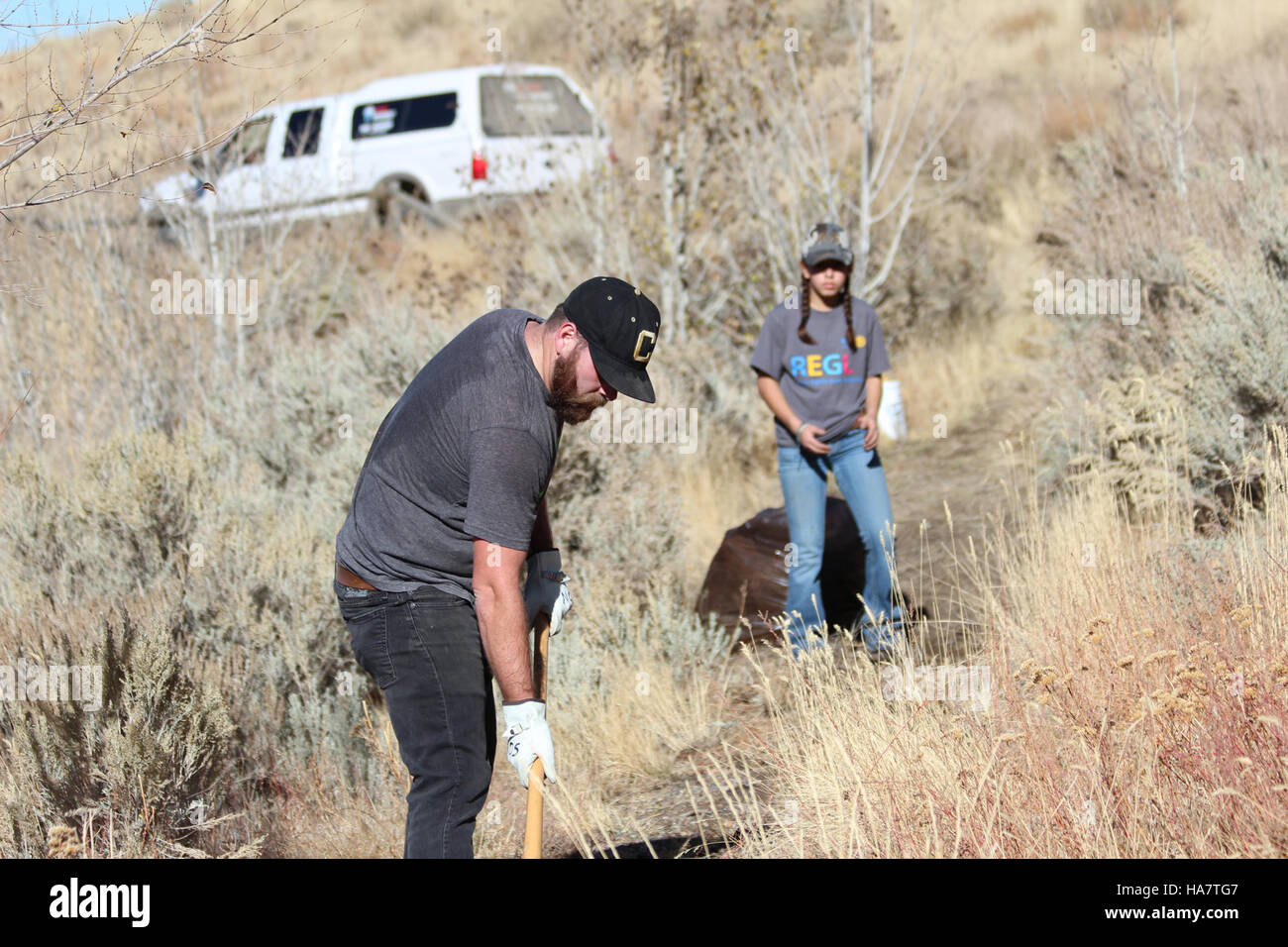 BLM Nevada gère des terres qui comprennent divers écosystèmes, mettant l'accent sur la conservation et l'utilisation responsable des ressources naturelles pour les générations futures. Banque D'Images