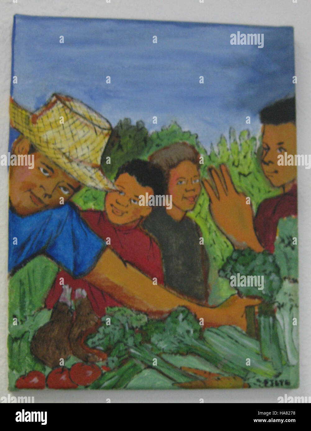 Le concours d'art « Know Your Farmer, Know Your Food » de l'USDA encourage le public à s'impliquer et à apprécier l'industrie agricole. Le concours met en lumière la beauté de la production alimentaire et de l’agriculture, mettant en vedette des œuvres d’art qui célèbrent la relation entre les agriculteurs, la nourriture et les communautés. Cette initiative sensibilise à l’origine des aliments et à l’importance de soutenir l’agriculture locale. Banque D'Images