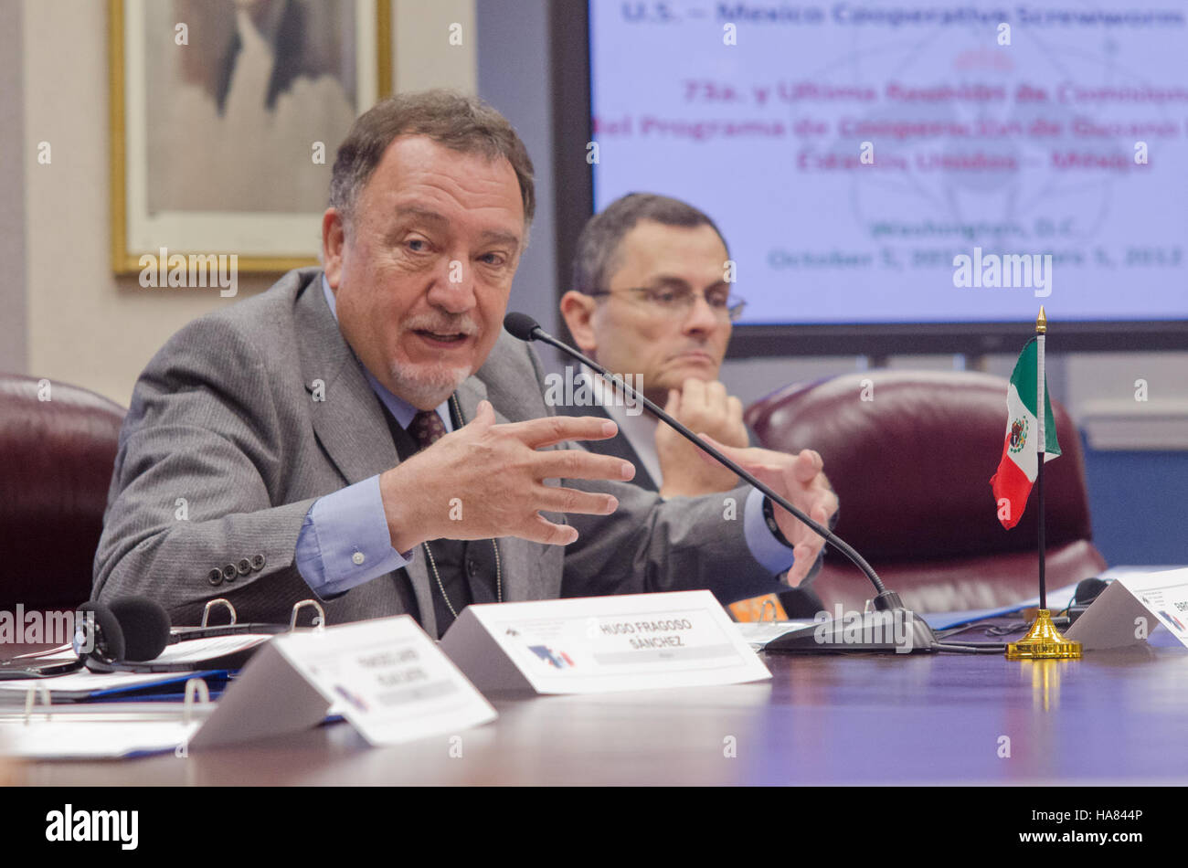 Le Programme d'action des services internationaux de l'APHIS vise à protéger la santé et la sécurité des écosystèmes des parcs nationaux en gérant les maladies animales et végétales. Le programme met l'accent sur la prévention, la détection et l'éradication des espèces nuisibles et des maladies. Banque D'Images