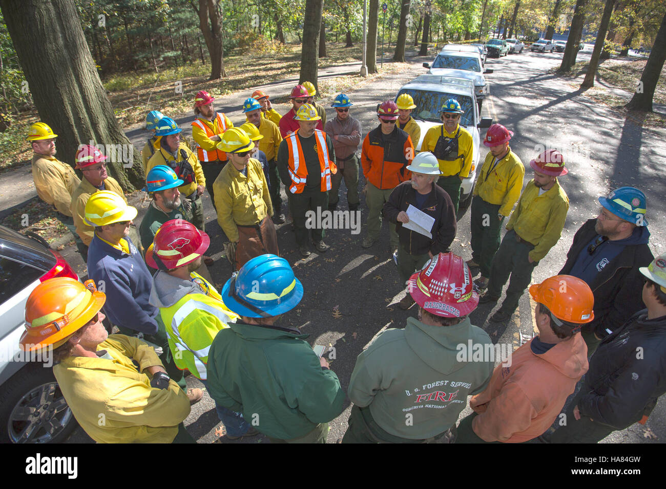 À la suite de l’ouragan Sandy, l’USDA s’est efforcé de faire face à l’impact de la tempête sur l’agriculture et les communautés rurales, en offrant un soutien et des efforts de relèvement aux personnes touchées par la catastrophe. Banque D'Images