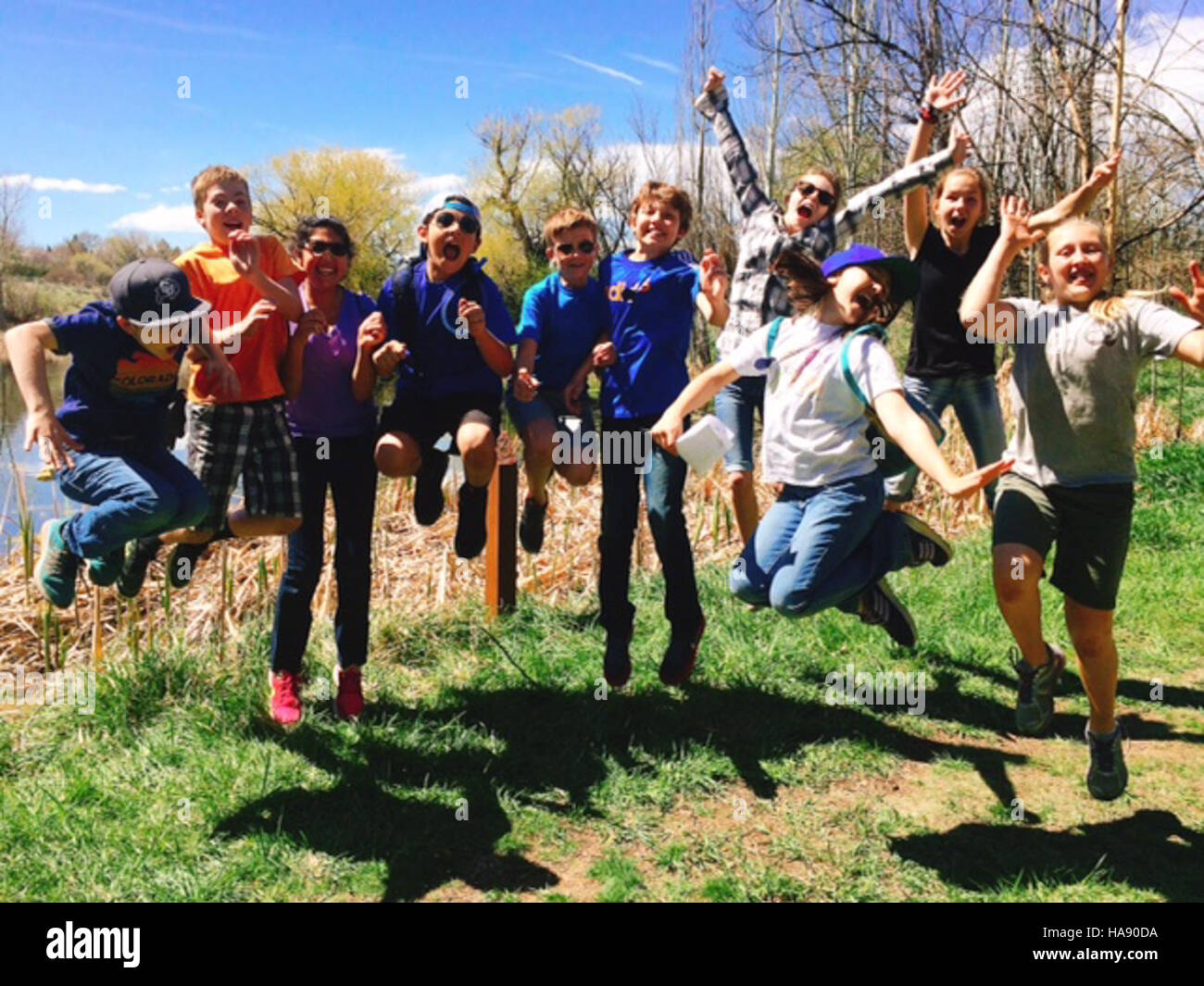 L’événement de la Journée de la Terre 9 en 2016 dans un parc national a célébré les efforts de conservation de l’environnement et s’est concentré sur la sensibilisation à la préservation des écosystèmes et des ressources naturelles pour les générations futures. Banque D'Images