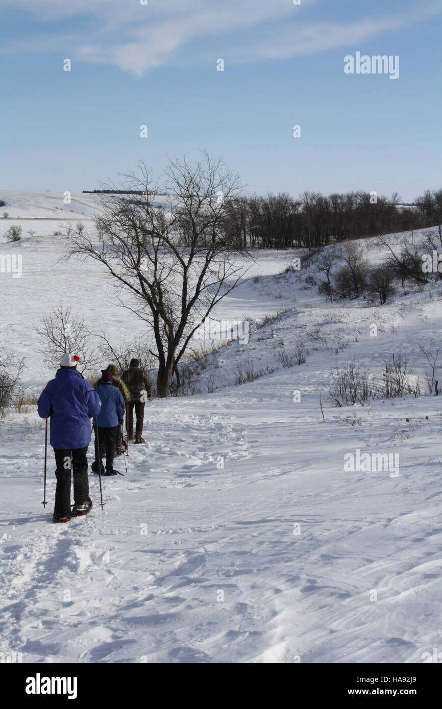 Usfwsmtnprairie 5404396721 Let's Go Raquette¡ Jan 29, 2011 Banque D'Images