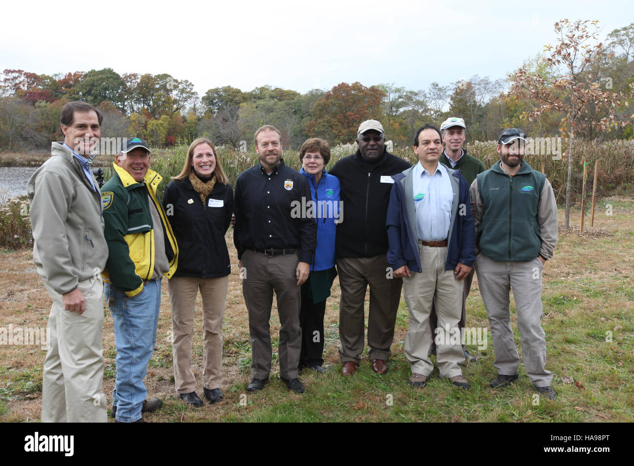 Les parcs, les aires de loisirs et les programmes de gestion des arbres de New Haven contribuent à la durabilité environnementale de la ville, offrant des espaces verts pour la conservation de la faune et le plaisir du public. Banque D'Images