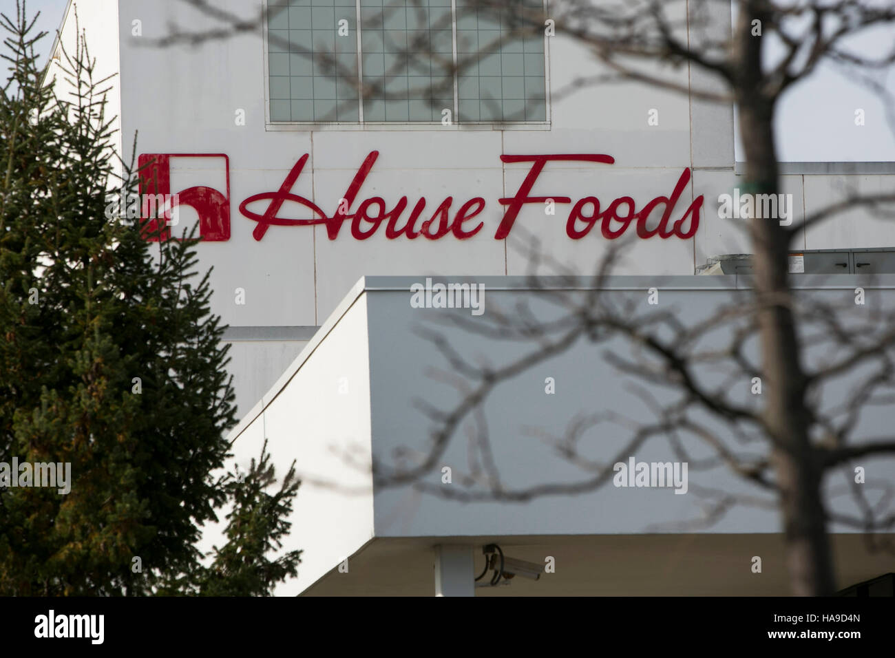 Un logo affiche à l'extérieur d'un établissement occupé par la Chambre Foods Corporation à Somerset, New Jersey le 6 novembre 2016. Banque D'Images