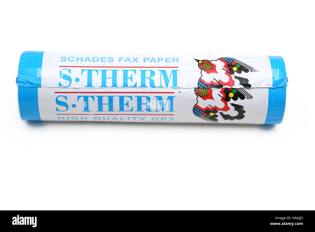 Un rouleau de papier Fax Schades Banque D'Images