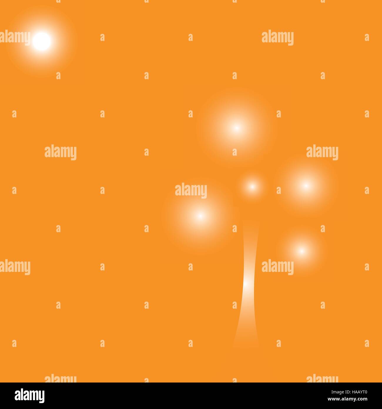 Arbre d'Einstein - l'équivalence masse-énergie (arbre comme sun) Illustration de Vecteur