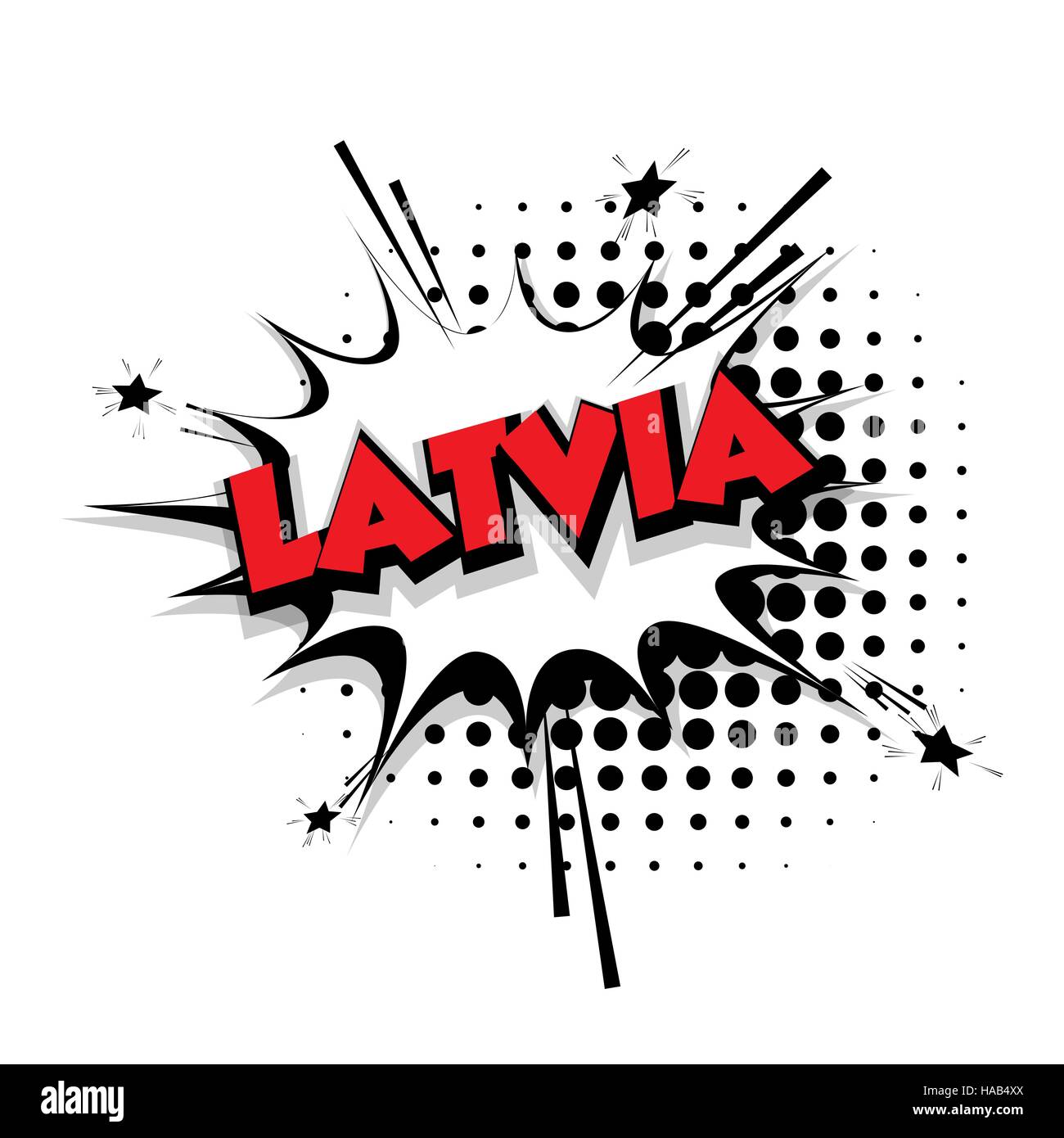 Hand drawn cartoon Couleur texte de la bande dessinée bulles de bande dessinée de style d'arrière-plan le pop art Comic font lettres texte nuage dialogue Illustration de Vecteur