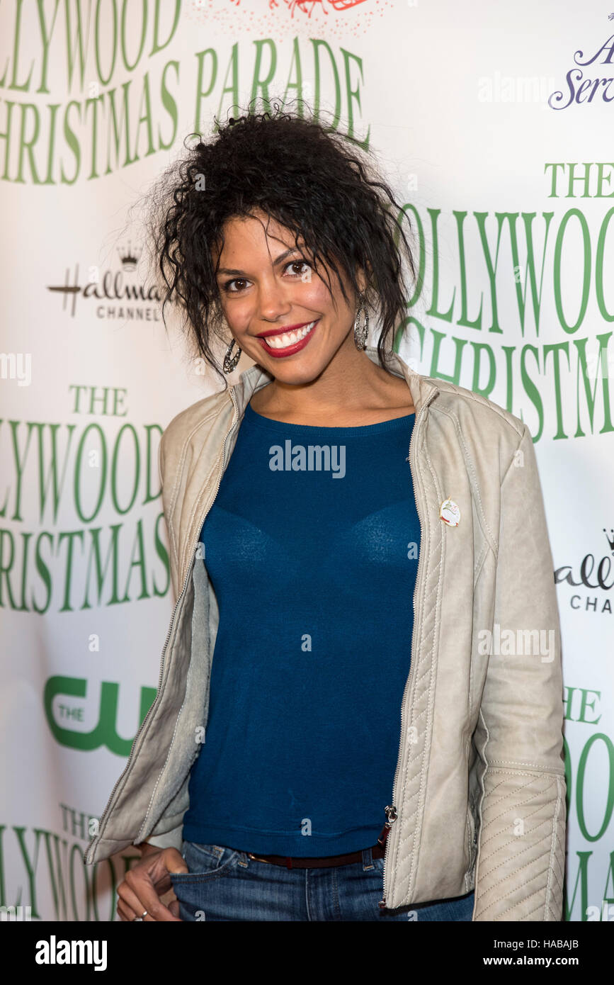 Hollywood, Etats-Unis. 27 Nov, 2016. Karla Mosley arrive au 85e Congrès annuel Hollywood Parade de Noël 27 Novembre, 2016 à Holllywood, en Californie. © l'accès Photo/Alamy Live News Banque D'Images