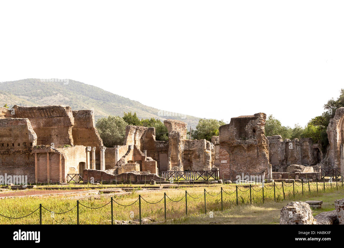 Villa d'Hadrien, Adriana est un grand complexe archéologique romain à tivoli, Italie Banque D'Images