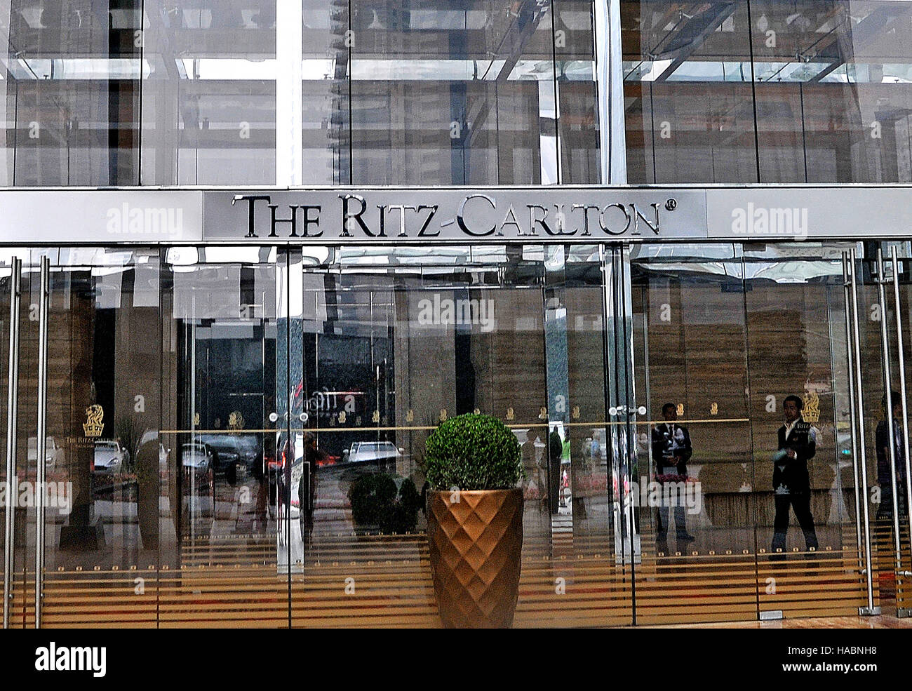 Le Ritz Carlton Palace Hotel Pudong Shanghai Chine Banque D'Images