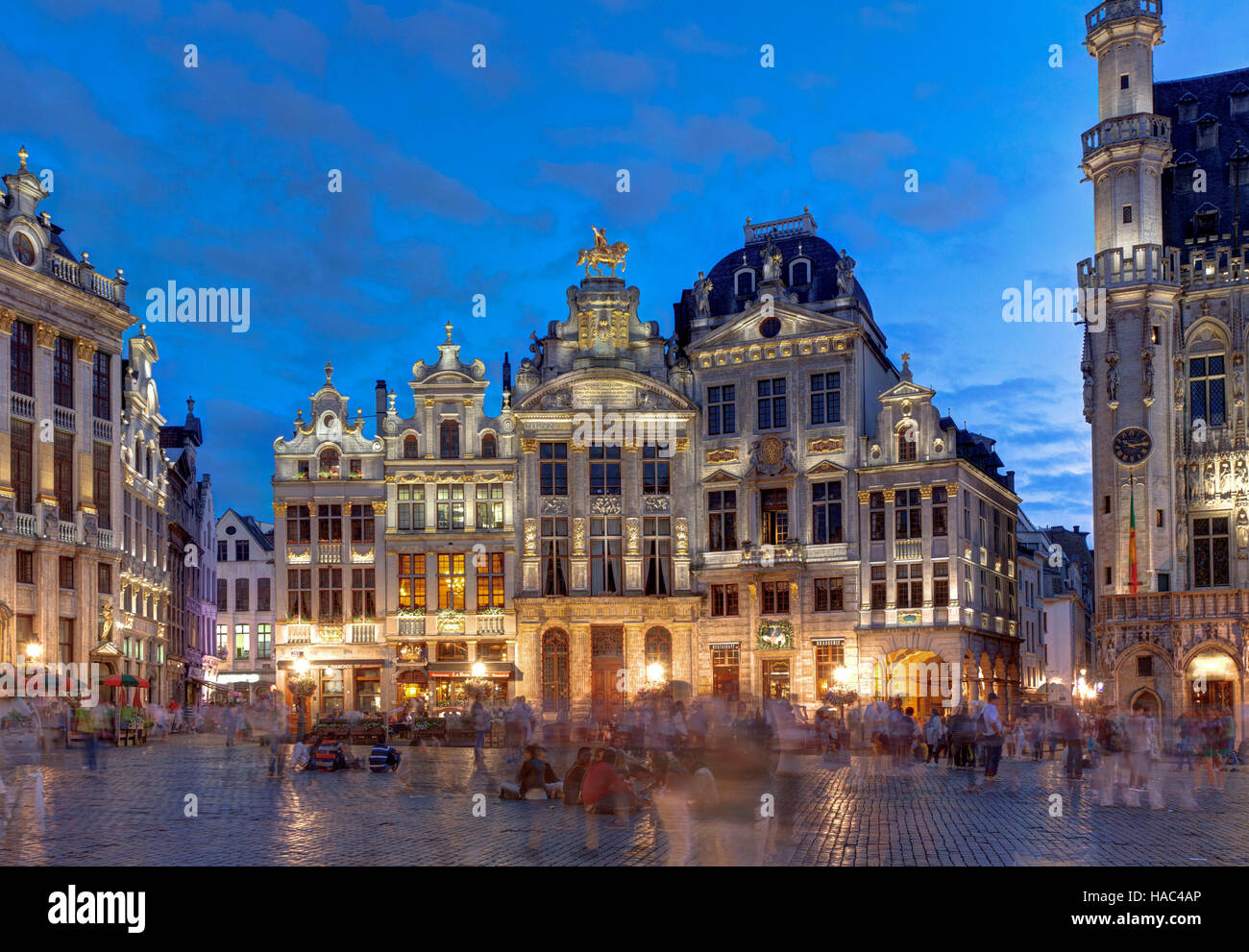 Belgique, Bruxelles : la Grand Place Square Banque D'Images