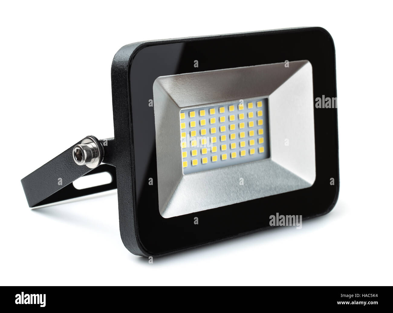 Projecteur LED isolated on white Banque D'Images