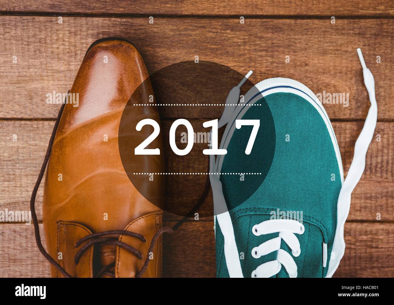 Chaussures de nouvel an Banque de photographies et d images
