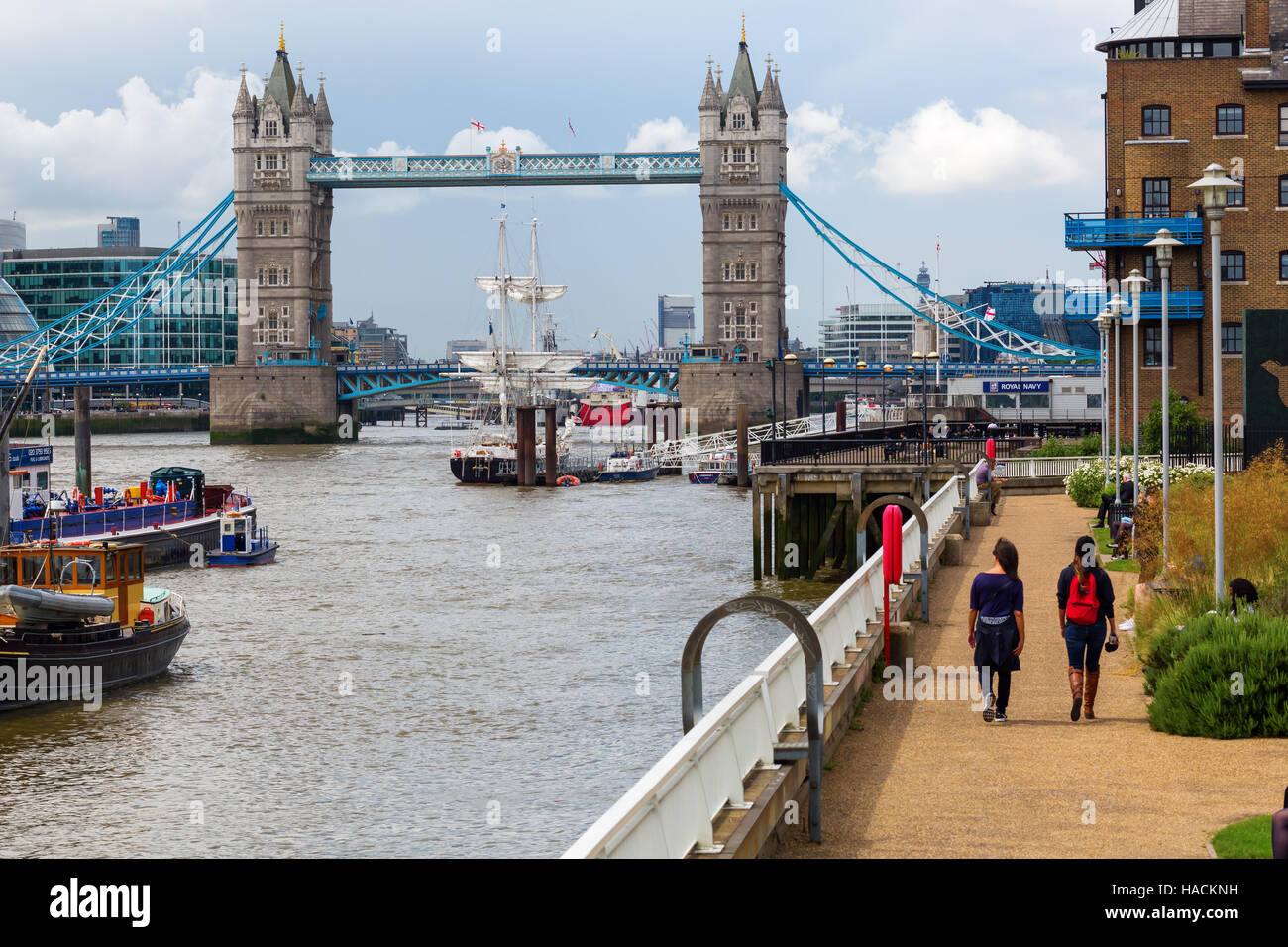 Vue sur la Tamise à Londres, Royaume-Uni Banque D'Images